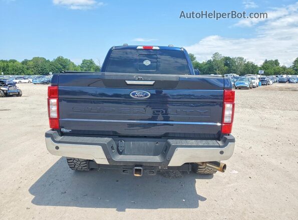 1FT7W2BN4MED51536 2021 FORD F250 Blue Rear view
