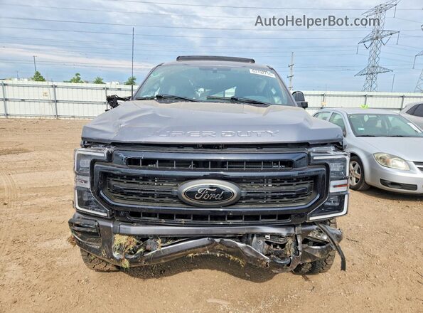 1FT7W2BN5NEC42858 2022 FORD F250 Gray წინა ხედი