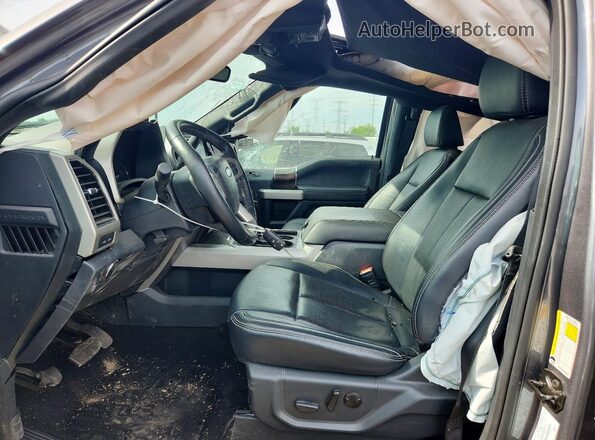 1FT7W2BN5NEC42858 2022 FORD F250 Gray წინა სალონის ხედი