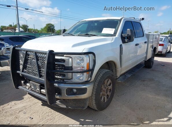 1FT7W2BN5PED36466 2023 FORD F-250 White წინა მარცხენა ხედი სამი მეოთხედიდან