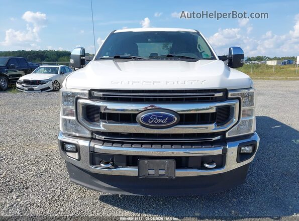 1FT7W2BN6LEC38248 2020 FORD F-250 White Widok zestawu wskaźników