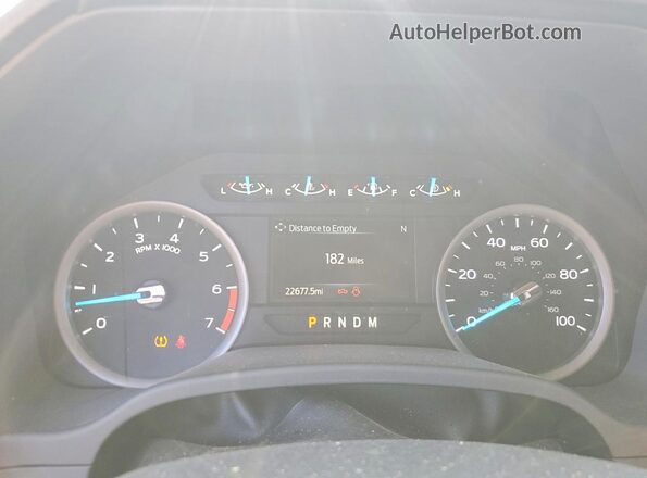 1FT7W2BN6NEF95609 2022 FORD F250 Gray Instrument cluster view
