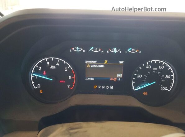 1FT7W2BN8REC39989 2024 FORD F250 White Вид щитка приладів