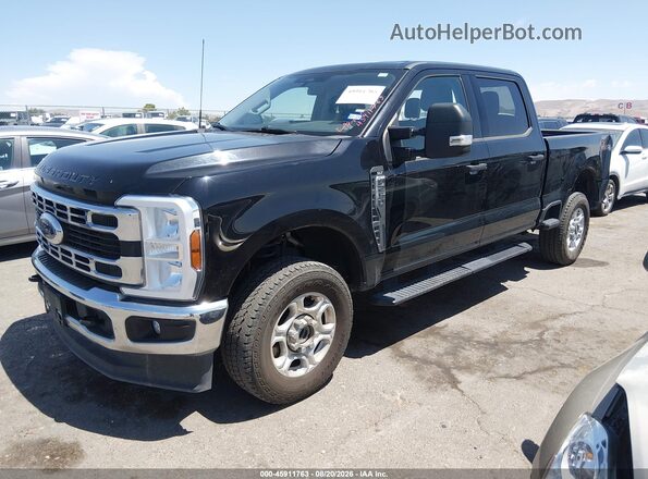 1FT7W2BN9SEC53440 2025 FORD F-250 Black წინა მარცხენა ხედი სამი მეოთხედიდან