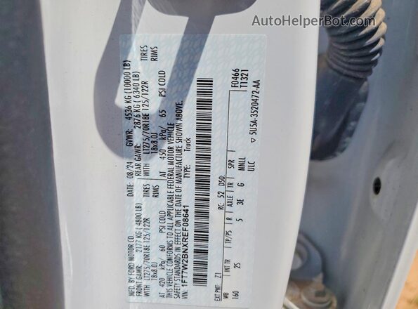 1FT7W2BNXREF08641 2024 FORD F250 White Вид підкапотного простору