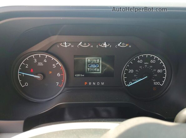 1FT7W2BNXREF08641 2024 FORD F250 White Вид щитка приладів