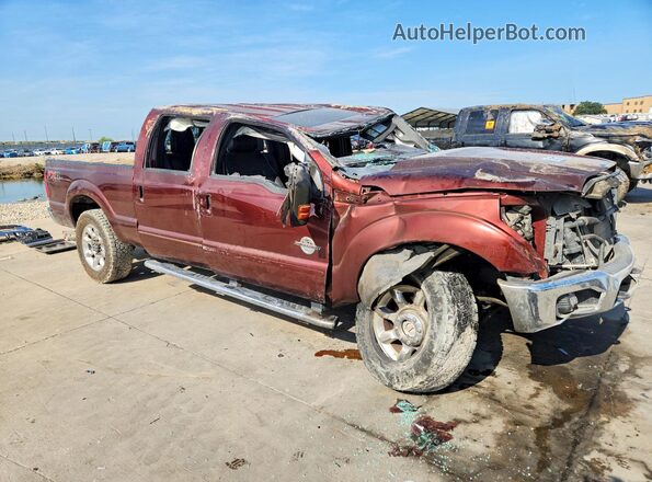 1FT7W2BT0GEA02179 2016 FORD F250 Maroon Przód prawy