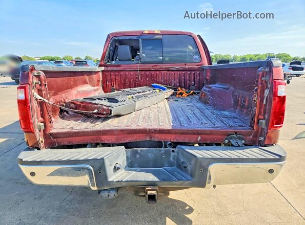1FT7W2BT0GEA02179 2016 FORD F250 Maroon Widok z tyłu