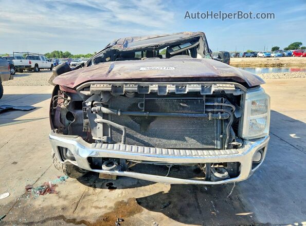 1FT7W2BT0GEA02179 2016 FORD F250 Maroon Widok z przodu