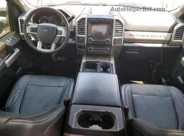 1FT7W2BT0HED39999 2017 FORD F250 Gray Вид панелі приладів