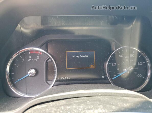 1FT7W2BT0HED39999 2017 FORD F250 Gray Вид щитка приладів
