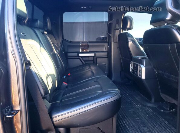 1FT7W2BT0HED75157 2017 FORD F250 Gray უკანა სავარძლების ხედი