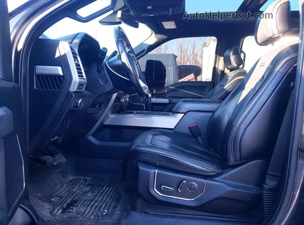 1FT7W2BT0HED75157 2017 FORD F250 Gray წინა სალონის ხედი