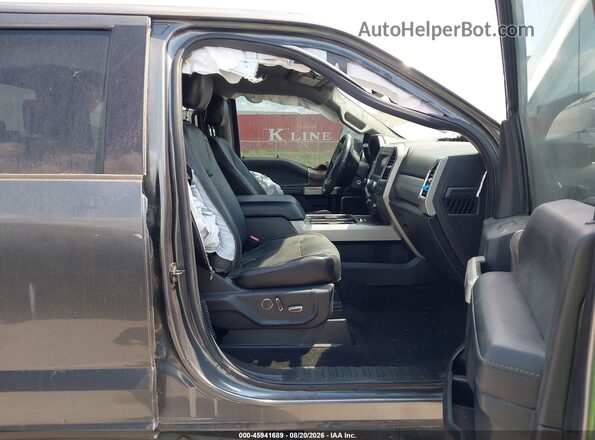 1FT7W2BT0JEC24728 2018 FORD F-250 Gray Vista interior delantera
