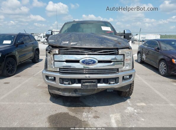 1FT7W2BT0JEC24728 2018 FORD F-250 Gray Vista del cuadro de instrumentos