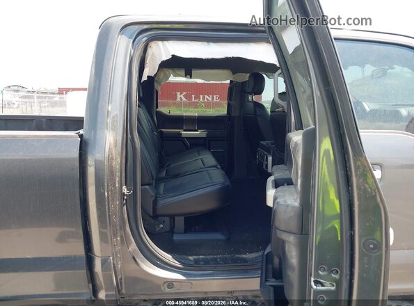 1FT7W2BT0JEC24728 2018 FORD F-250 Gray Vista de la etiqueta del VIN