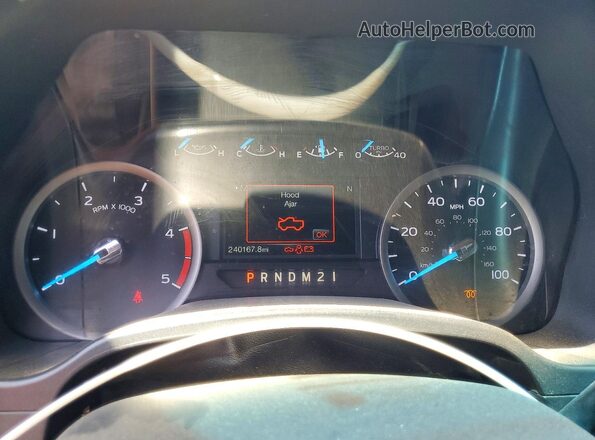 1FT7W2BT0KED09571 2019 FORD F250 Charcoal Instrument cluster view