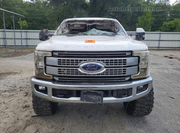 1FT7W2BT0KEE65478 2019 FORD F250 White წინა ხედი