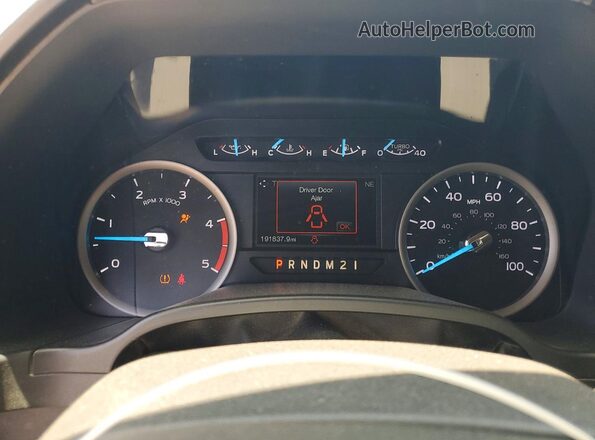 1FT7W2BT0KEF00522 2019 FORD F250 Blue ხელსაწყოთა პანელის ხედი