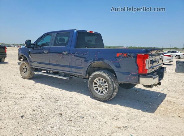 1FT7W2BT0KEF00522 2019 FORD F250 Blue უკანა მარცხენა