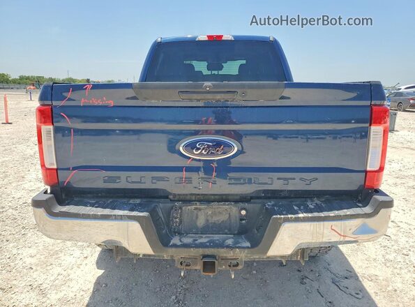 1FT7W2BT0KEF00522 2019 FORD F250 Blue უკანა ხედი