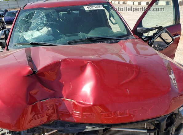 1FT7W2BT0NEG03153 2022 FORD F250 Burgundy Widok wnętrza z tyłu