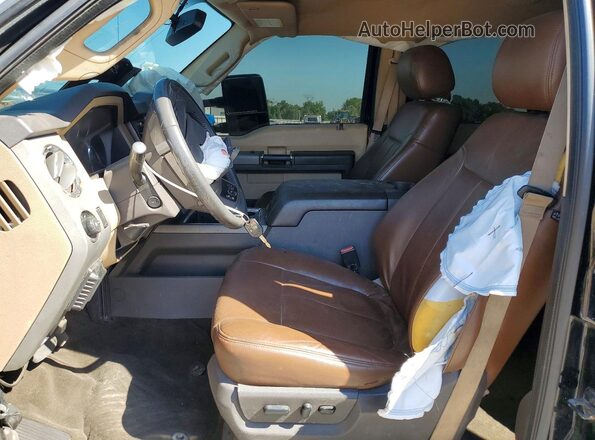 1FT7W2BT1GEC95400 2016 FORD F250 Black Front interior view