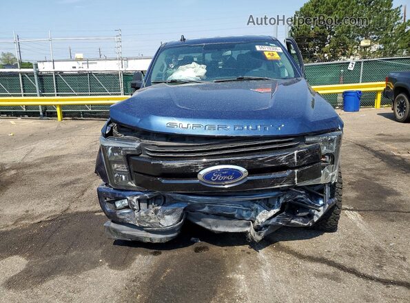 1FT7W2BT1KEE74156 2019 FORD F250 Blue Vista frontal