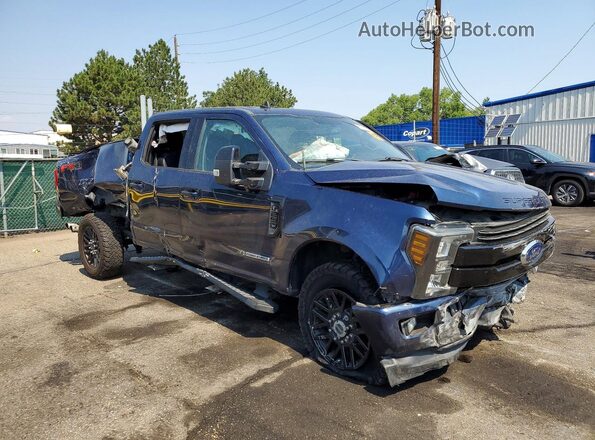 1FT7W2BT1KEE74156 2019 FORD F250 Blue Delantero derecho