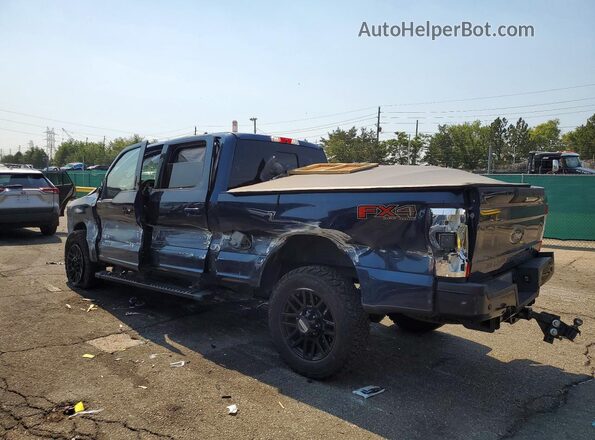 1FT7W2BT1KEE74156 2019 FORD F250 Blue Trasero izquierdo