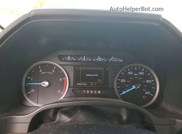 1FT7W2BT1LEE57293 2020 FORD F250 White Widok zestawu wskaźników