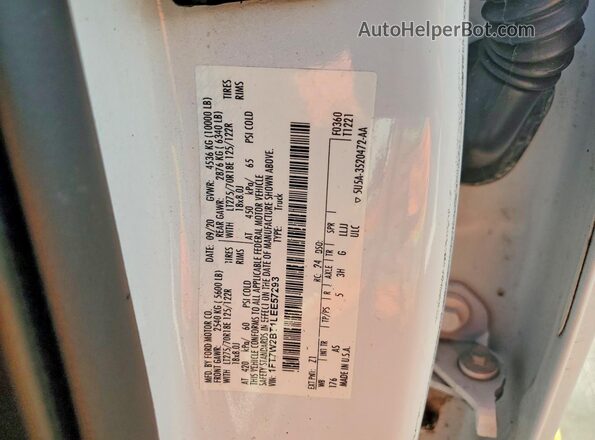 1FT7W2BT1LEE57293 2020 FORD F250 White Widok komory silnika