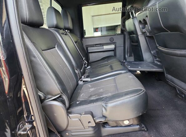 1FT7W2BT2GEA78888 2016 FORD F250 Black Rear seats view