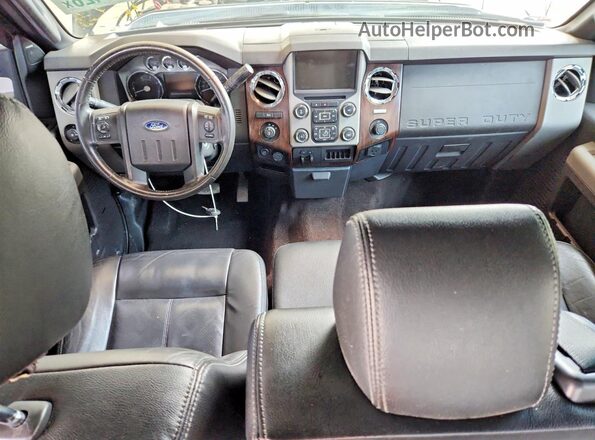 1FT7W2BT2GEA78888 2016 FORD F250 Black Dashboard view