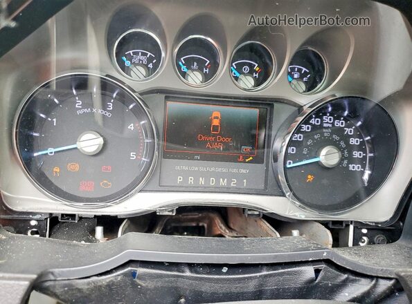 1FT7W2BT2GEB67747 2016 FORD F250 Silver Սարքավորումների վահանակի տեսք