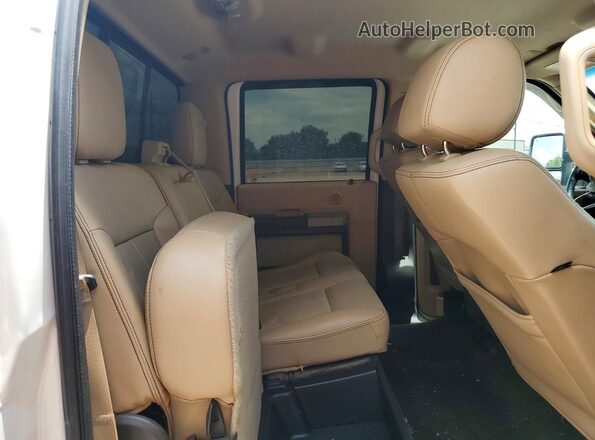 1FT7W2BT2GED10986 2016 FORD F250 White Вид задніх сидінь