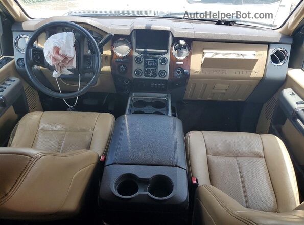 1FT7W2BT2GED10986 2016 FORD F250 White Вид панелі приладів