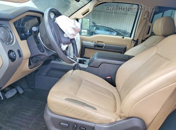 1FT7W2BT2GED10986 2016 FORD F250 White Вид салону спереду