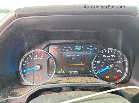 1FT7W2BT2HEC05673 2017 FORD F250 Silver Instrument cluster view