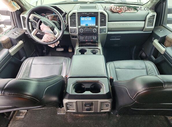 1FT7W2BT2HEC05673 2017 FORD F250 Silver Dashboard view