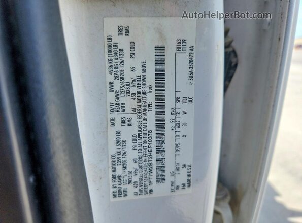 1FT7W2BT2HEF10378 2017 FORD F250 White Engine compartment view