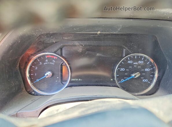 1FT7W2BT2HEF10378 2017 FORD F250 White Instrument cluster view