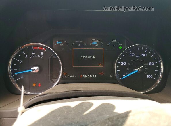 1FT7W2BT2JEB71773 2018 FORD F250 White ხელსაწყოთა პანელის ხედი