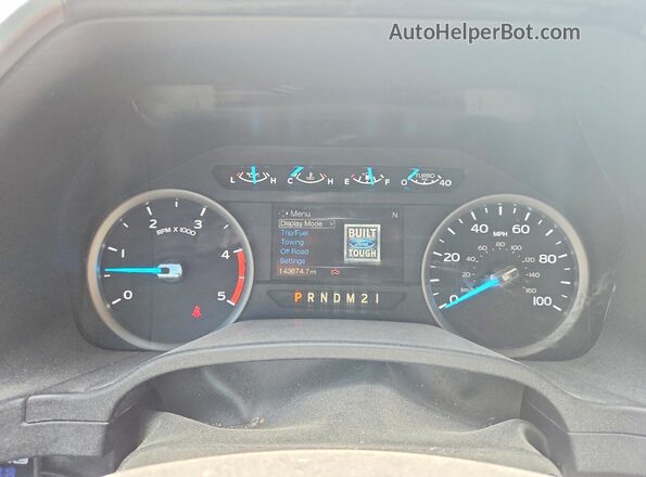 1FT7W2BT2JEB91067 2018 FORD F250 Gray ხელსაწყოთა პანელის ხედი