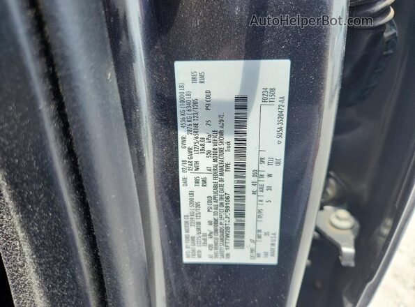 1FT7W2BT2JEB91067 2018 FORD F250 Gray ძრავის განყოფილების ხედი