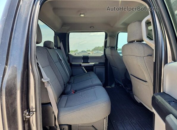 1FT7W2BT2JEB91067 2018 FORD F250 Gray უკანა სავარძლების ხედი