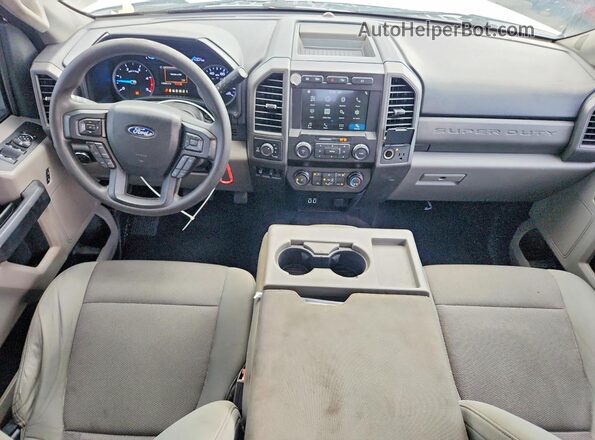 1FT7W2BT2KEC95415 2019 FORD F250 White Առջևի վահանակի տեսք