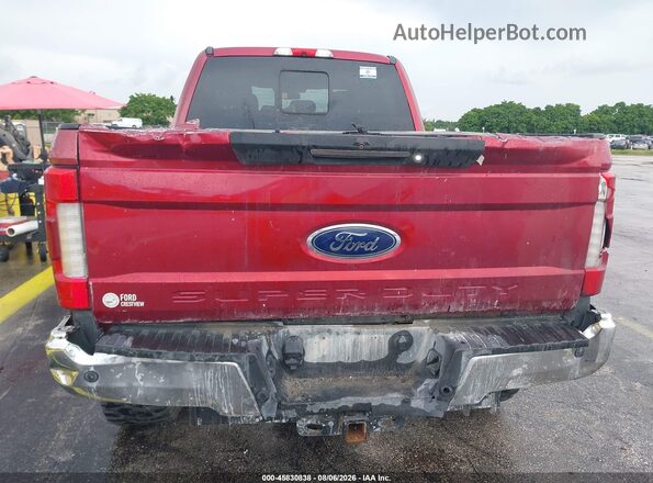 1FT7W2BT2KEF32310 2019 FORD F-250 Red Front view