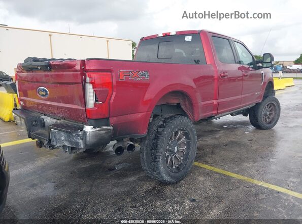 1FT7W2BT2KEF32310 2019 FORD F-250 Red Rear right