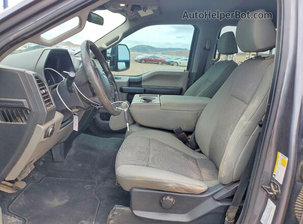 1FT7W2BT2MED71041 2021 FORD F250 Gray Вид салону спереду